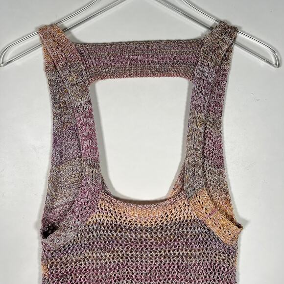 We The Free People Under The Starlight Tank Top S In Sunset Combo Open Back - Picture 6 of 9